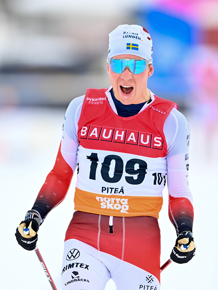Längdskidåkare Fredrik Andersson är med i Sports & Relations satsning mot OS-guld.